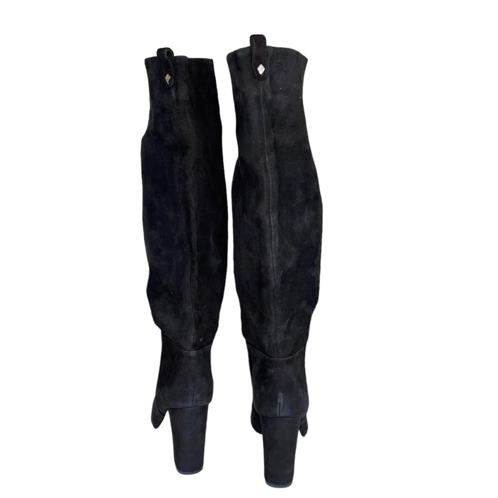 NWOT - Sam Edelman Caprice Knee-High Boot Black Suede Boot Size 9.5 no box - Picture 9 of 13